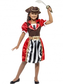 Dětský kostým Pirátka - kapitánka