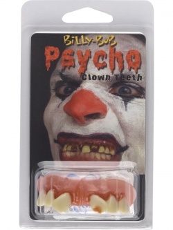 Zkažené zuby narušeného psycho klauna