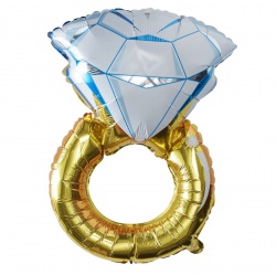 Fóliový balónek Rozlučkový prsten