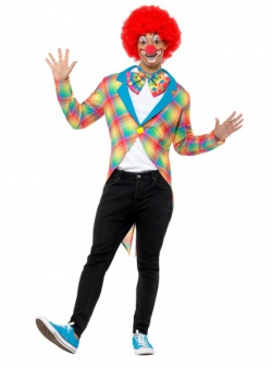 Pestrobarevný klaunský frak