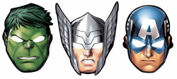 Papírová maska Avengers hero