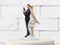 Svatební dortové figurky Agenti