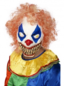 Maska Šílený klaun - velké zuby
