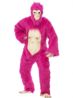 Kostým Gorila - růžová