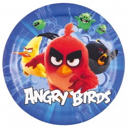 Talíře Angry Birds (8 ks)
