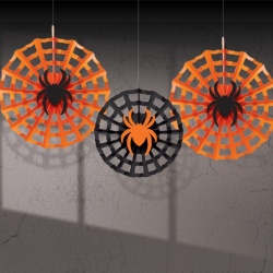 Dekorativní rozeta - pavoučí sítě
