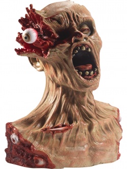 Dekorace zombie busta