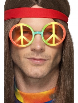 Hippie brýle Atom znak
