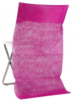Růžový přehoz na židli sada
