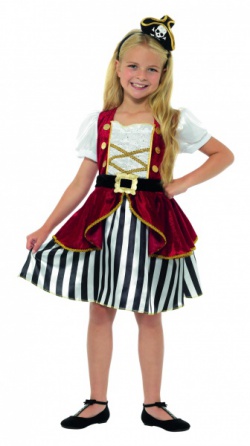 Dětský kostým Pirátka s kloboučkem