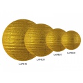 Zlatý glitter lampión II