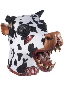 Latexová maska Hlava krávy