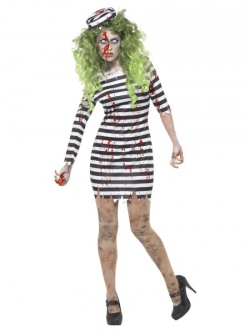 Dámský kostým Zombie vězeňkyně
