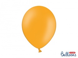 Balónek pastelový - oranžová barva - 10ks