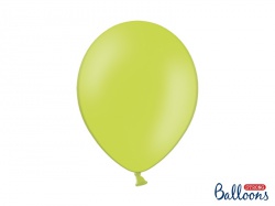 Balónek pastelový - světle zelená barva - 10 ks