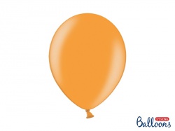Balónek metalický - oranžový - 10 ks