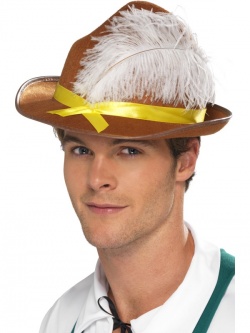 Bavorský klobouk - hnědý