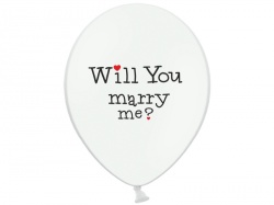 Nafukovací balónek Will you marry me? 6ks