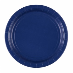 Papírové talíře tmavě modré (8 ks)